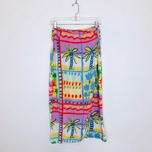 [Jams World] Tropical Island Wrap Skirt
